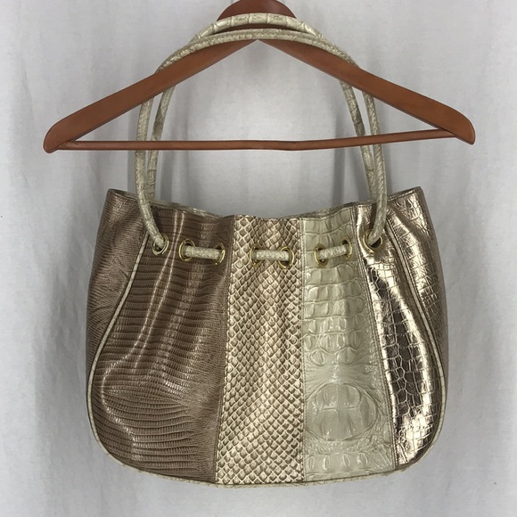 *NWOT* Brahmin shoulder bag Amy Latte Buena Vista 🤩 GREAT MOTHER’S DAY GIFT 🤩 - Picture 3 of 16